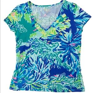 Lilly Pulitzer Etta V-Neck Top